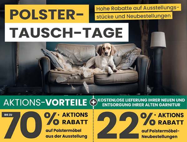 Polster-Tausch-Tage • Polsterhaus